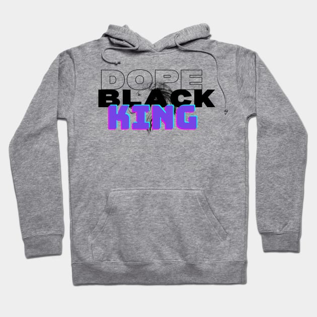 Dope Black King Hoodie by Zeddy Store 